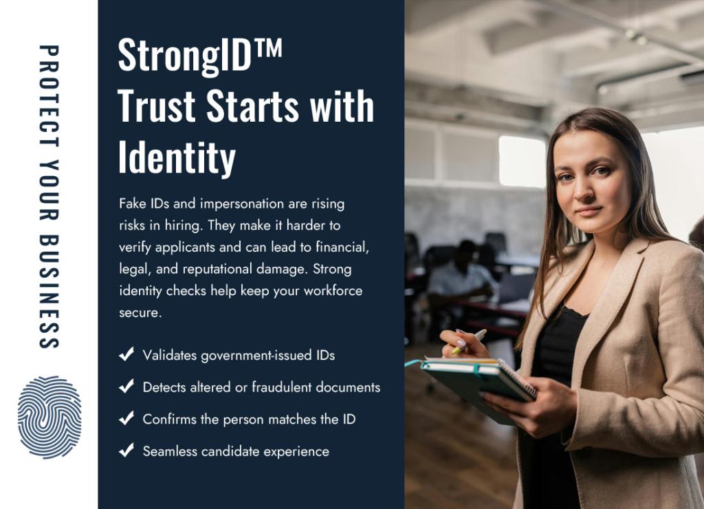 StrongID™  Trust Starts with Identity