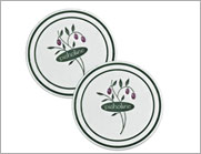 Premium 3-3/8” Round, Cellulose Coaster w/ Poly-Backing Multi-ply