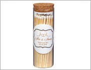 “Alight” Glass Match Stick Jar – w/ Full Color Label – 48 count